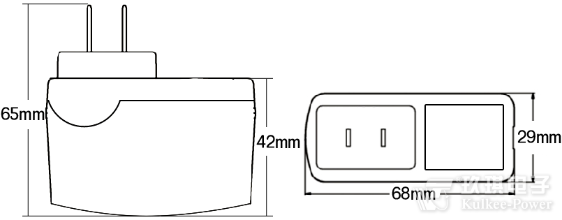  供應澳規(guī)6V兩插電源適配器
